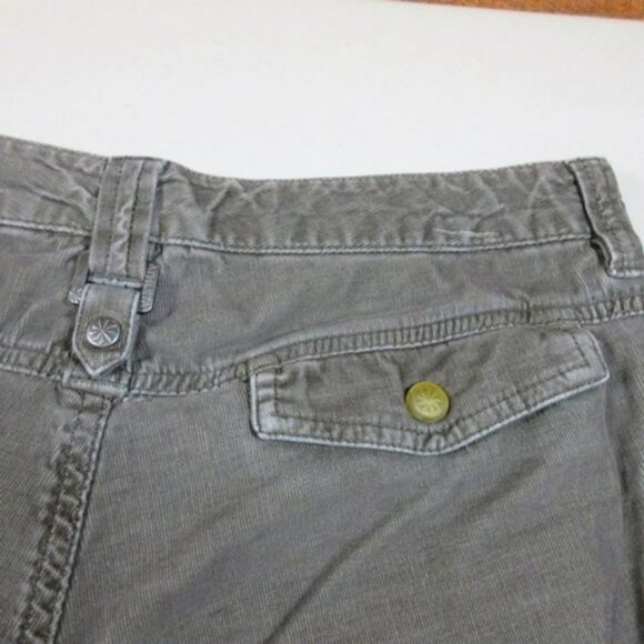 athleta womens solid gray skinny Dipper stretch corduroy hiking pants 4x30 EUC - Picture 6 of 7